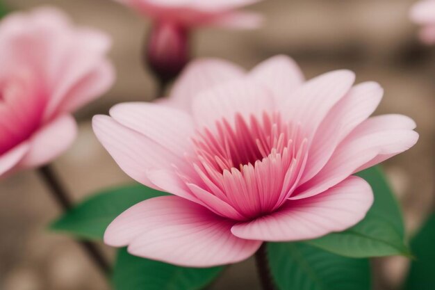 Photo a pink flower with the word quot petal quot on it