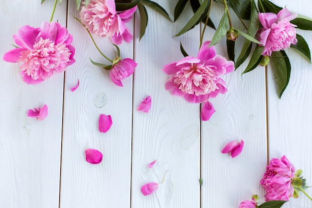 Pink fresh lowers in vase