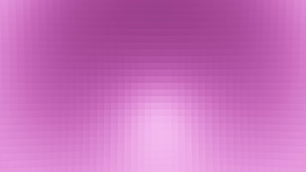 Pink glass brick tile of a wall 3D Rendering