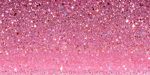 Photo pink glitter on a pink background