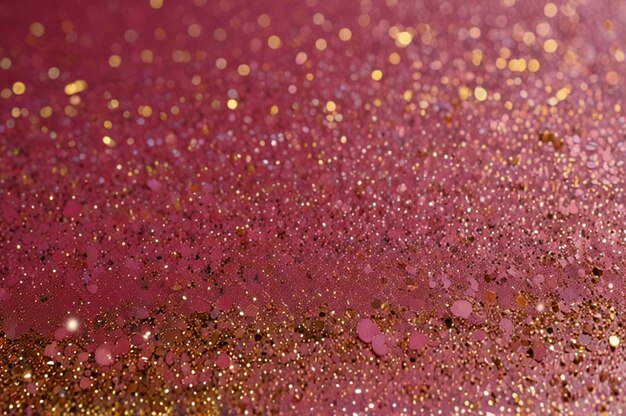 Pink and gold glitter background design