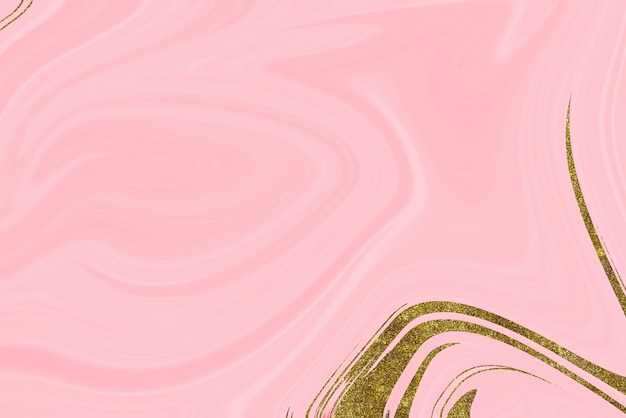 Pink and gold marble abstract background