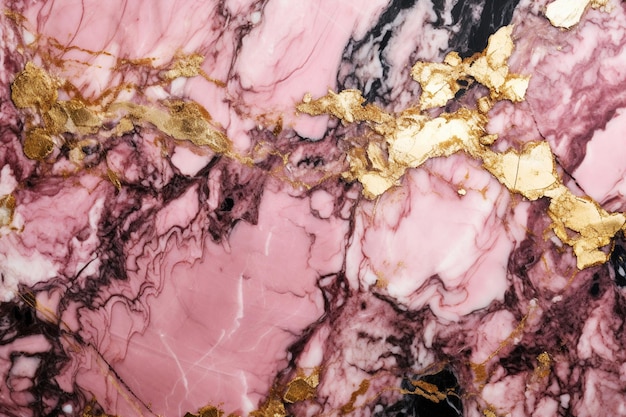 Pink and golden luxury marble texture