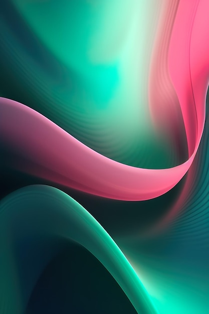 Pink and green abstract wallpaper for iphone.