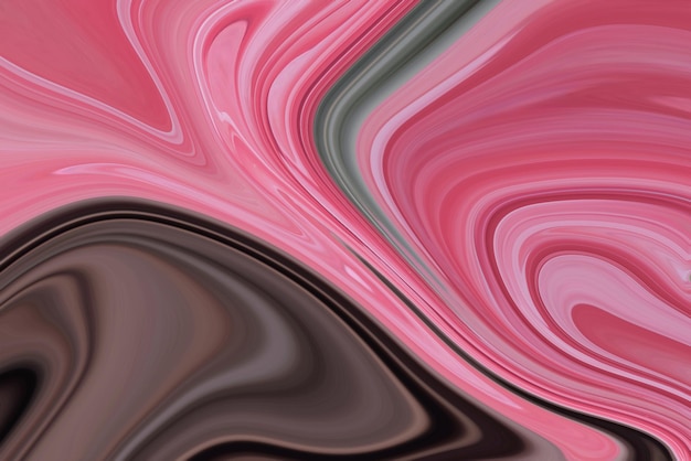 A pink and green background with a swirly pattern.