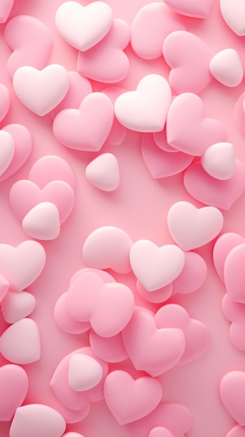 Photo pink hearts confectionery backgrounds medication