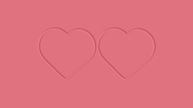 Pink hearts on a pink background Card Valentine's Day Love Image of a heart Hearts many hearts