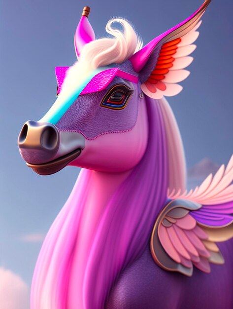 pink horse