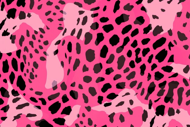 Pink leopard Skin Background Pink leopard Skin Pattern Pink leopard Spots Pattern Pink leopard Skin Texture Animals Skin Background Pink leopard Skin Print AI Generative