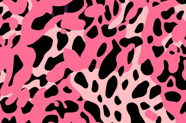 Pink leopard Skin Background Pink leopard Skin Pattern Pink leopard Spots Pattern Pink leopard Skin Texture Animals Skin Background Pink leopard Skin Print AI Generative