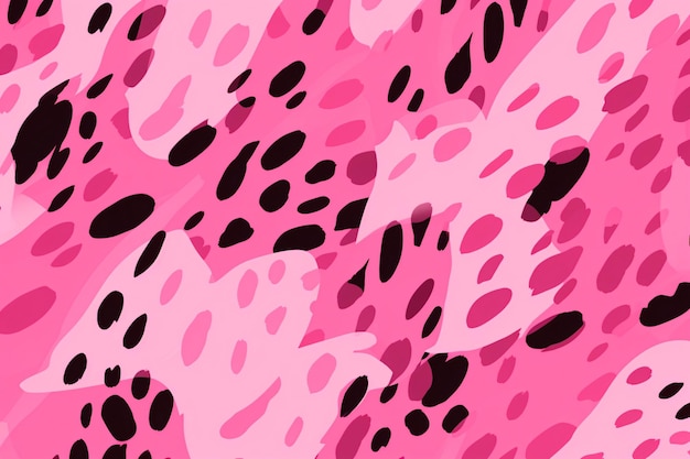 Pink leopard Skin Background Pink leopard Skin Pattern Pink leopard Spots Pattern Pink leopard Skin Texture Animals Skin Background Pink leopard Skin Print AI Generative