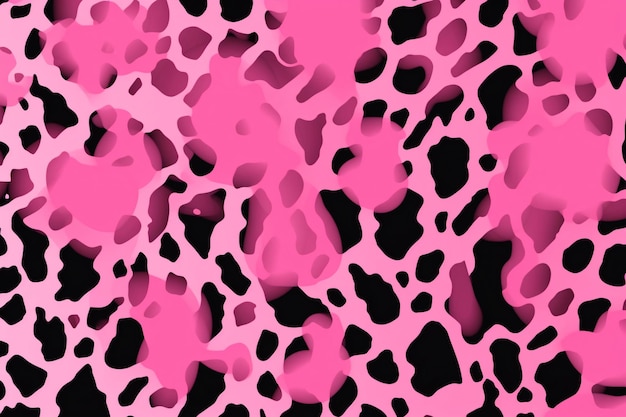 Pink leopard Skin Background Pink leopard Skin Pattern Pink leopard Spots Pattern Pink leopard Skin Texture Animals Skin Background Pink leopard Skin Print AI Generative