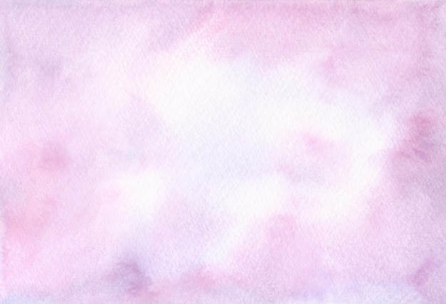 Pink lilac watercolor abstract background with gradient place for text handdrawn