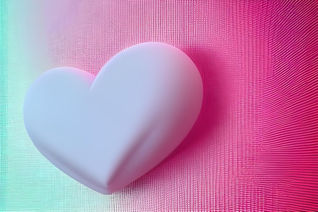 Pink Love Heart Shape Background