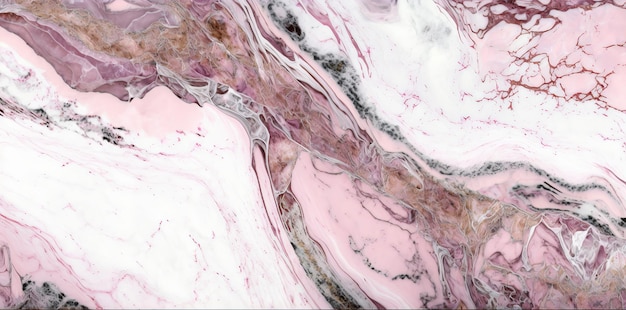 A pink marble painting with the word marble on it