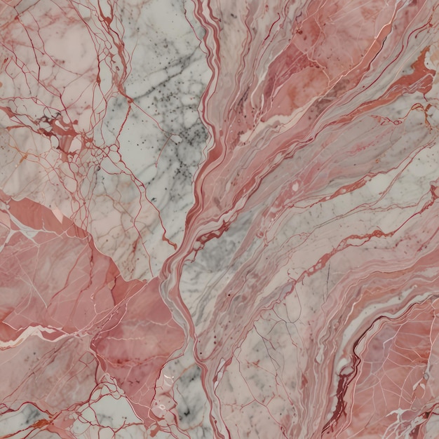 A pink marble texture with soft pink hues and white or grey veining