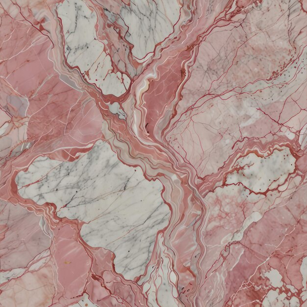 A pink marble texture with soft pink hues and white or grey veining