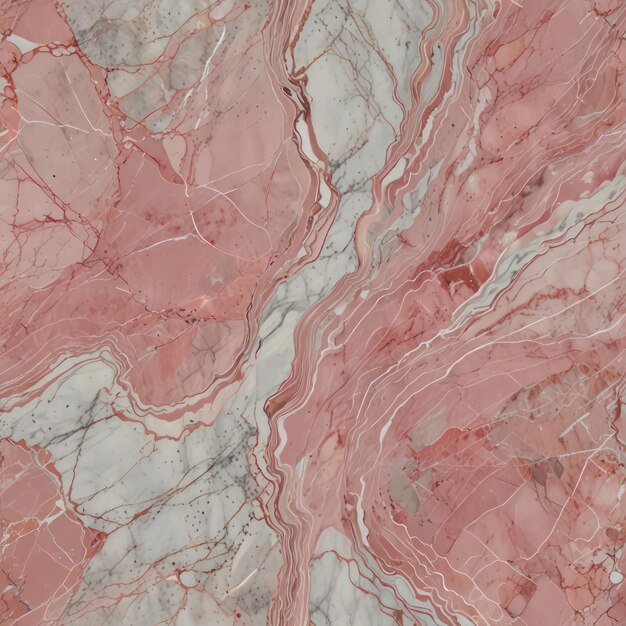 A pink marble texture with soft pink hues and white or grey veining