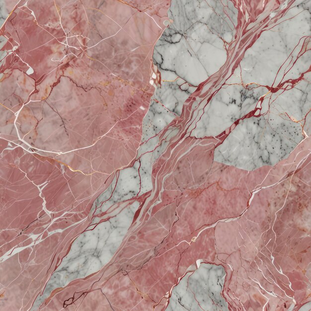 A pink marble texture with soft pink hues and white or grey veining