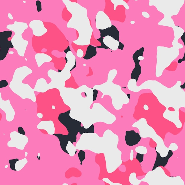 Pink Militaly camouflage seamless pattern background