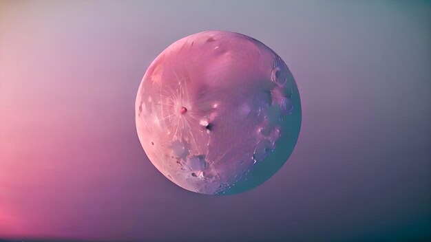 A pink moon background