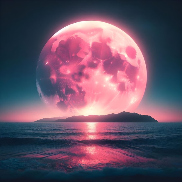 Pink Moonrise