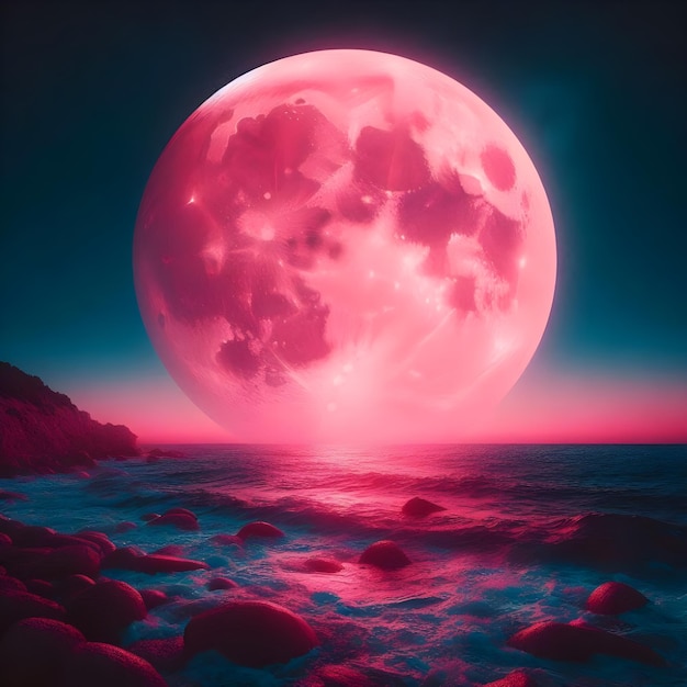 Pink Moonrise