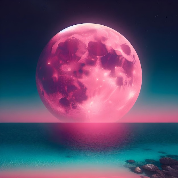 Pink Moonrise