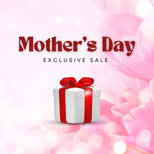 Pink Motheraposs Day special sale Instagram Post 1