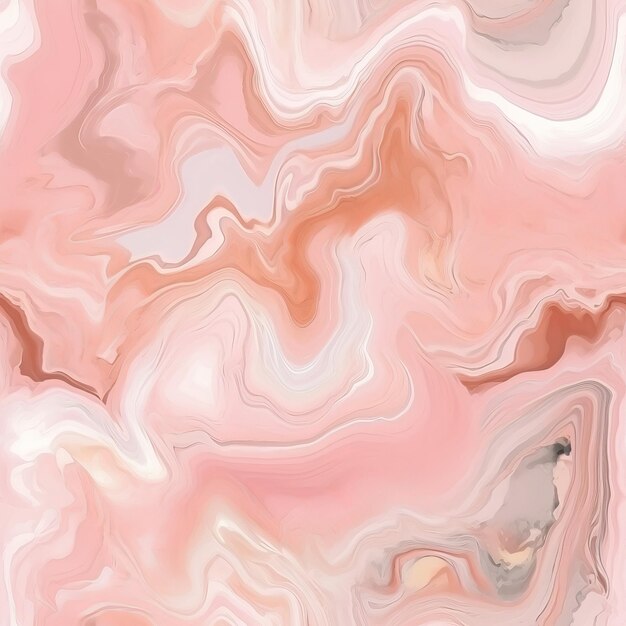 Pink onyx central stone marble surface with ice colors cleaned quartz stone foundation Seamless pattern AI Generated