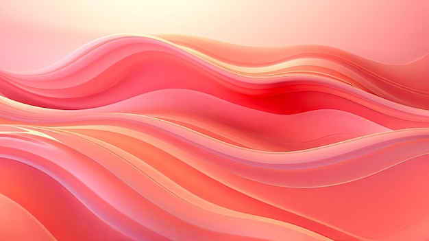 A pink and orange wave pattern with a lot of detail