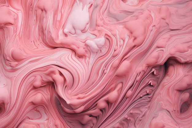 Pink paint texture with a swirl pattern.