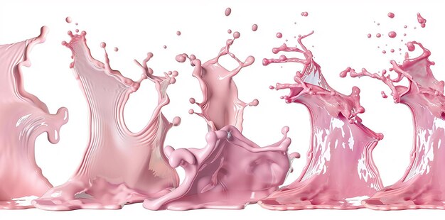 Pink Paint with Splashes of Pink and a Purple Hue