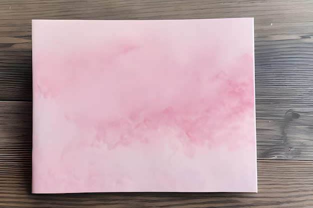 A pink painting with a pink background that says'pink'on it