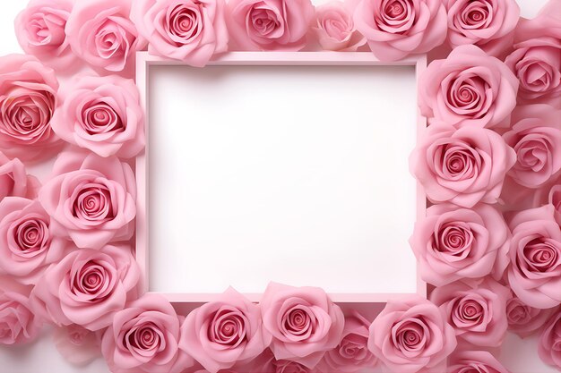 Pink Paper Frame Rose and Gift Arrangement