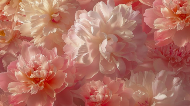 pink peony background background realistic photo