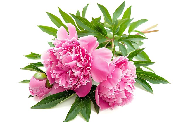 Pink Peony Flower Bouquet