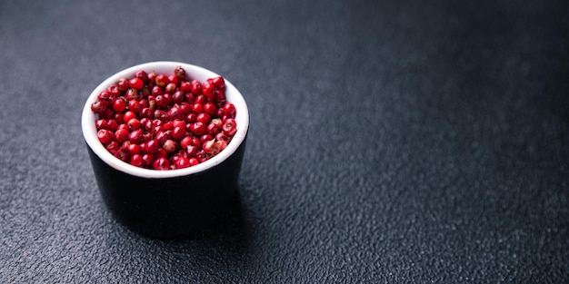 pink peppercorn pepper allspice peppercorns spices healthy meal food diet snack on the table