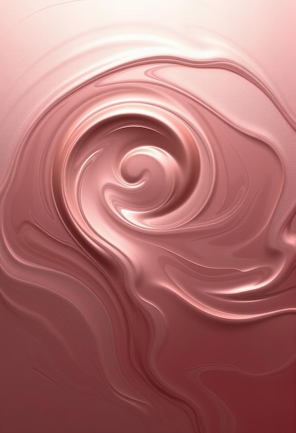 Photo a pink and pink abstract painting of a pink and white swirl