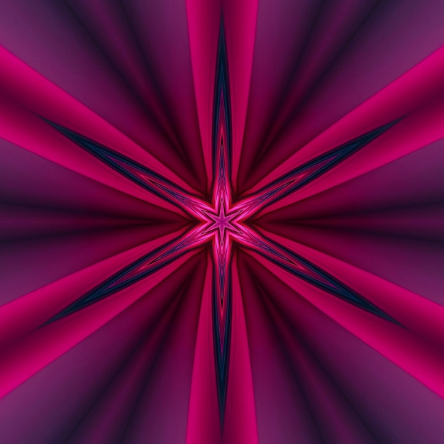 A pink and purple background with a star in the middle