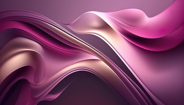 A pink and purple background with a wavy design.