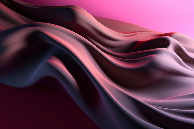 A pink and purple background with a wavy pattern.