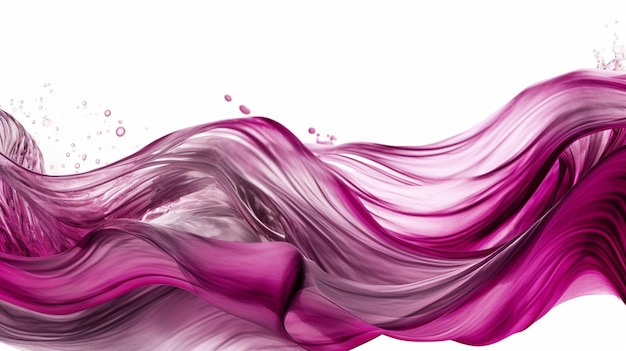 A pink and purple swirl with a white background.