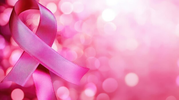 Photo pink ribbon background for breast cancer awareness month ar 169 v 61 job id 89f0bf9335fa48f88525dacbbb423f18