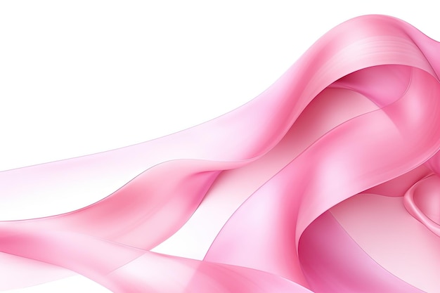 Pink ribbon image representing breast cancer awareness