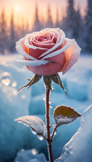 Pink rose background for phone