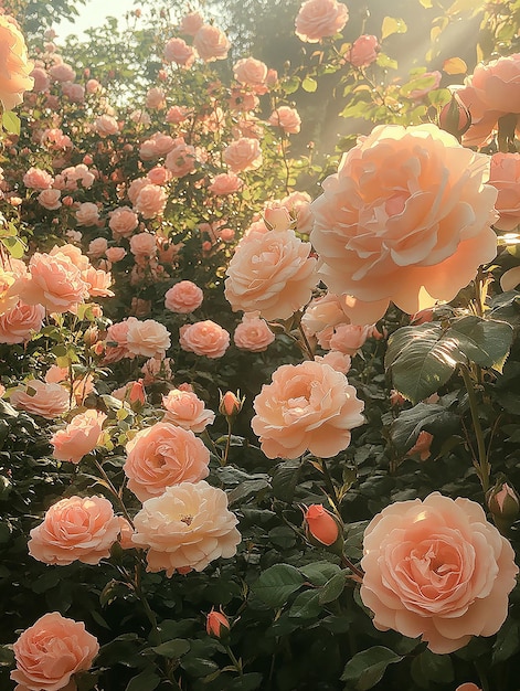 a pink rose bush with the words quot the name of the rose quot