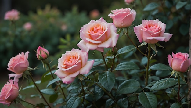 Photo a pink rose with the number 3 on it