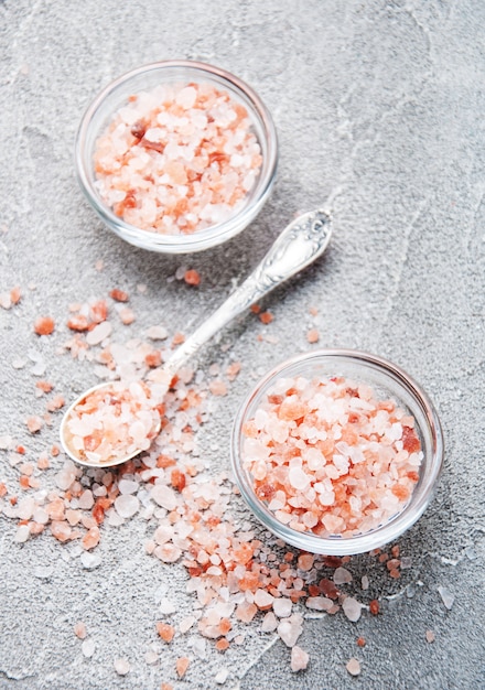 Pink salt from the Himalayas