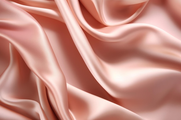 Pink satin silk Generate Ai